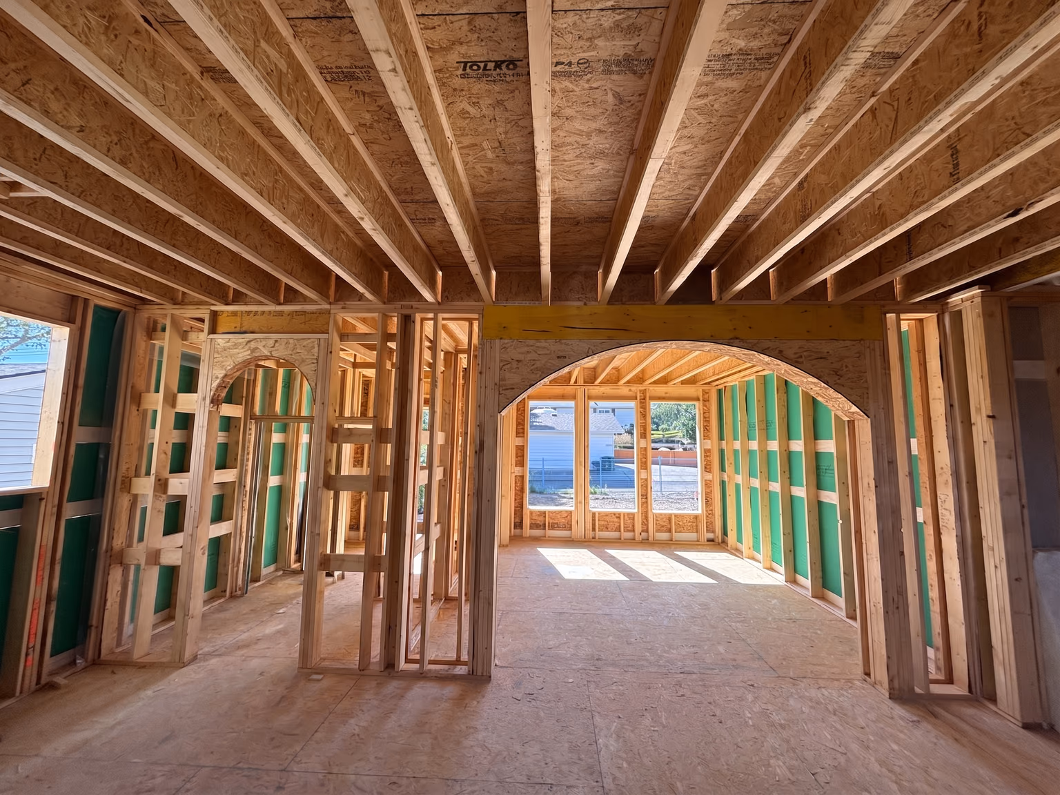 Framing with Arched Openings
