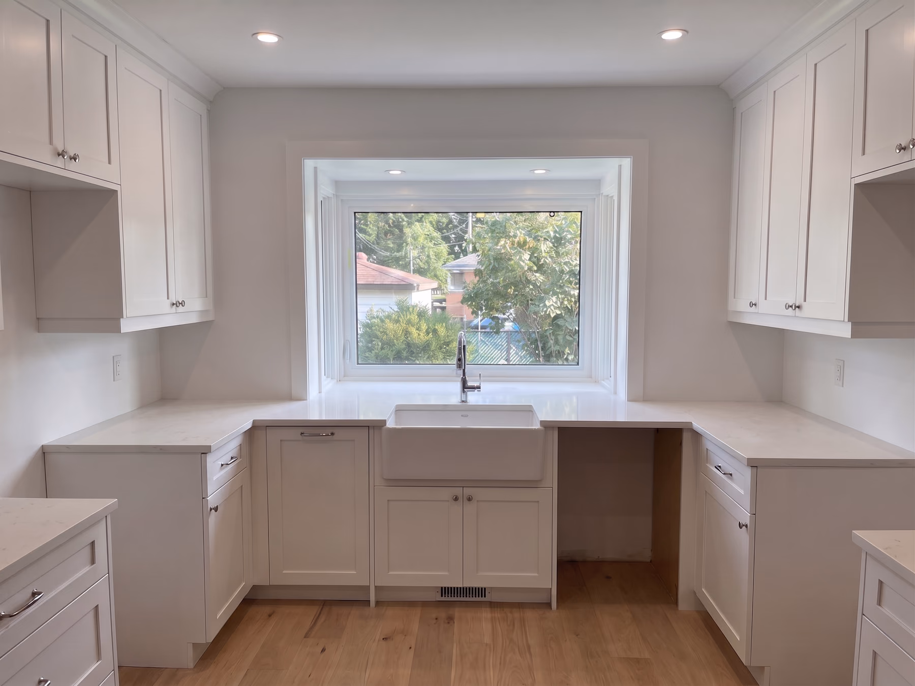 Kitchen with Bay Window