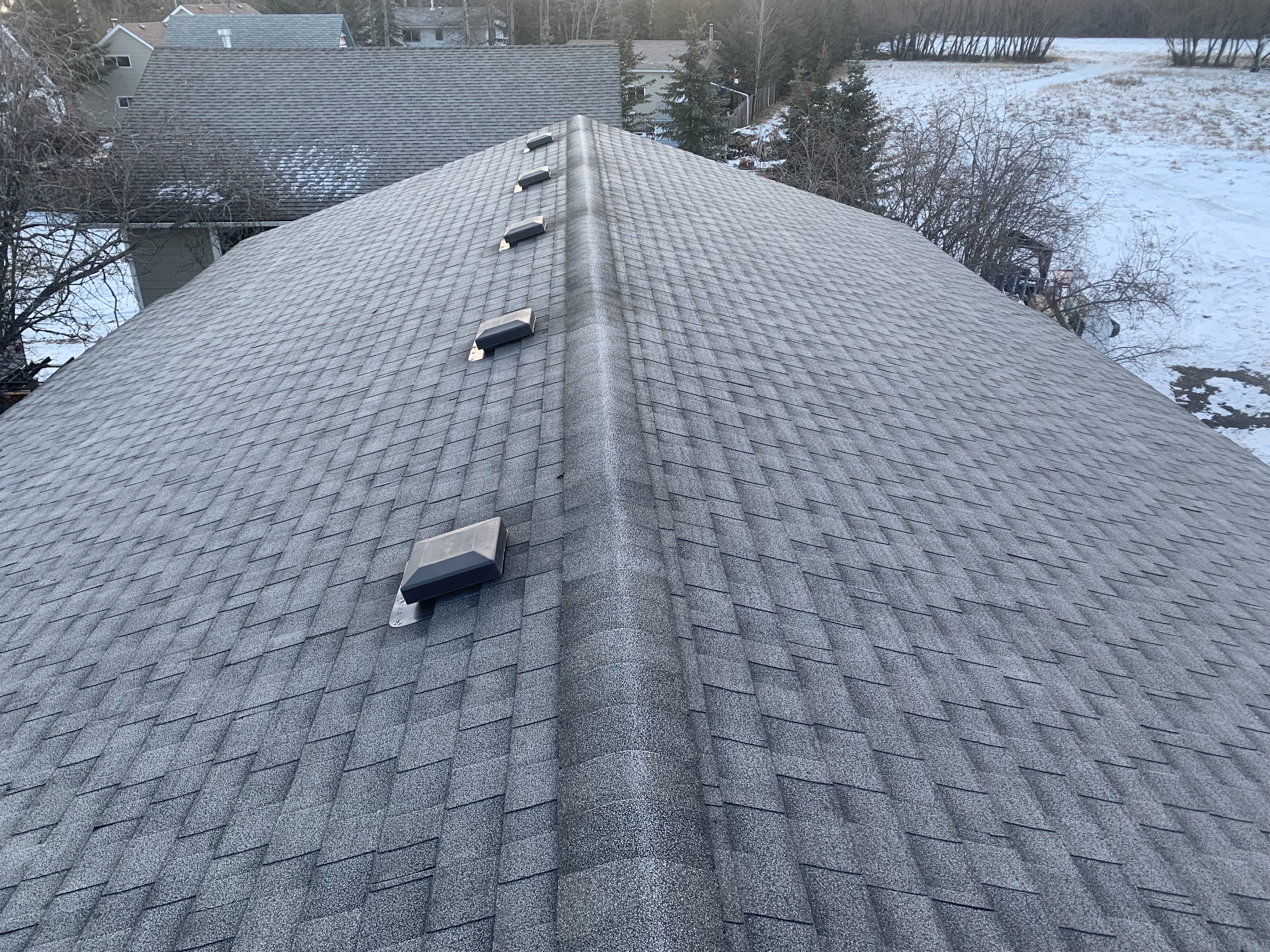 Completed Roofing project by Hive Contracting in Edmonton Alberta